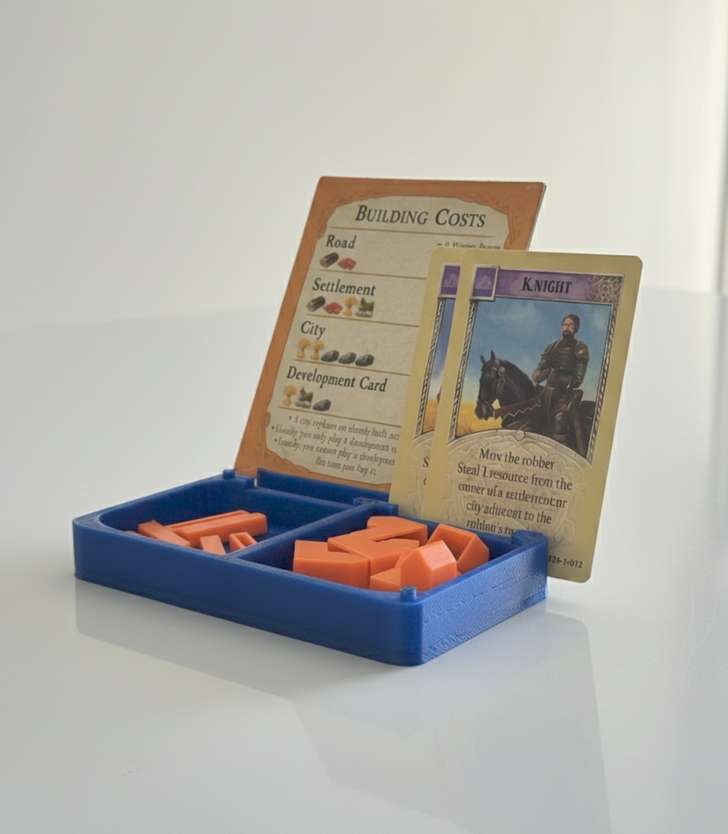 Meeple tray with card stand (Set of 4)