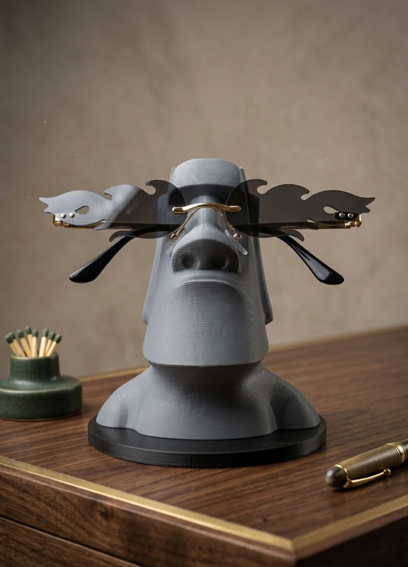 MOAI Statue Sunglass Holder