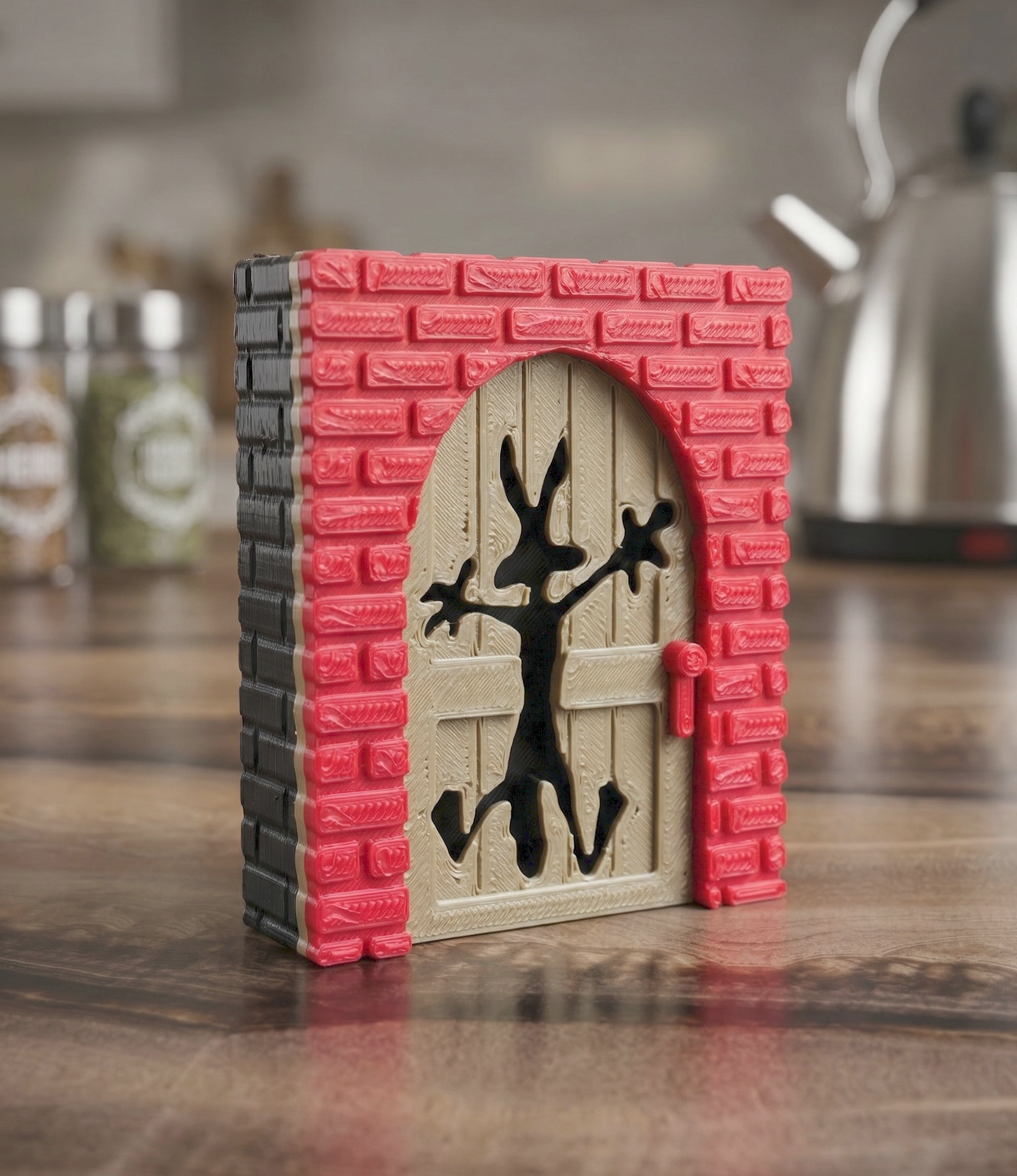 Coyote Splat Fridge Magnet